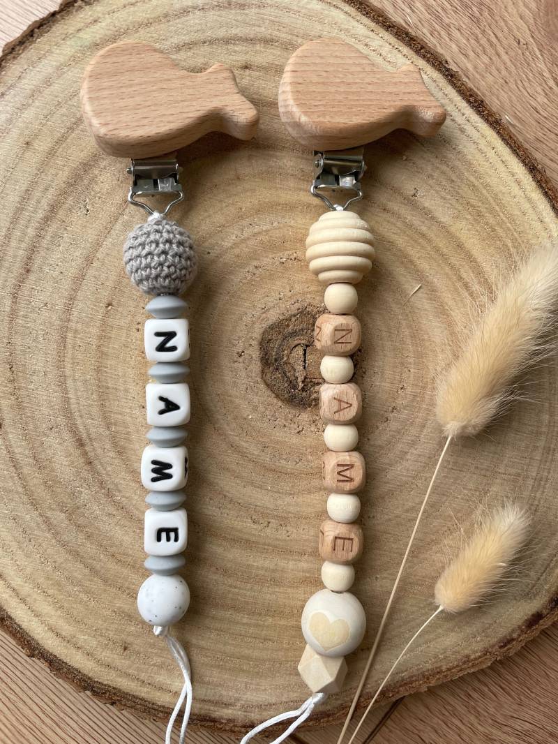 Schnullerkette Mit Name Und Wal von Etsy - KarArthDE
