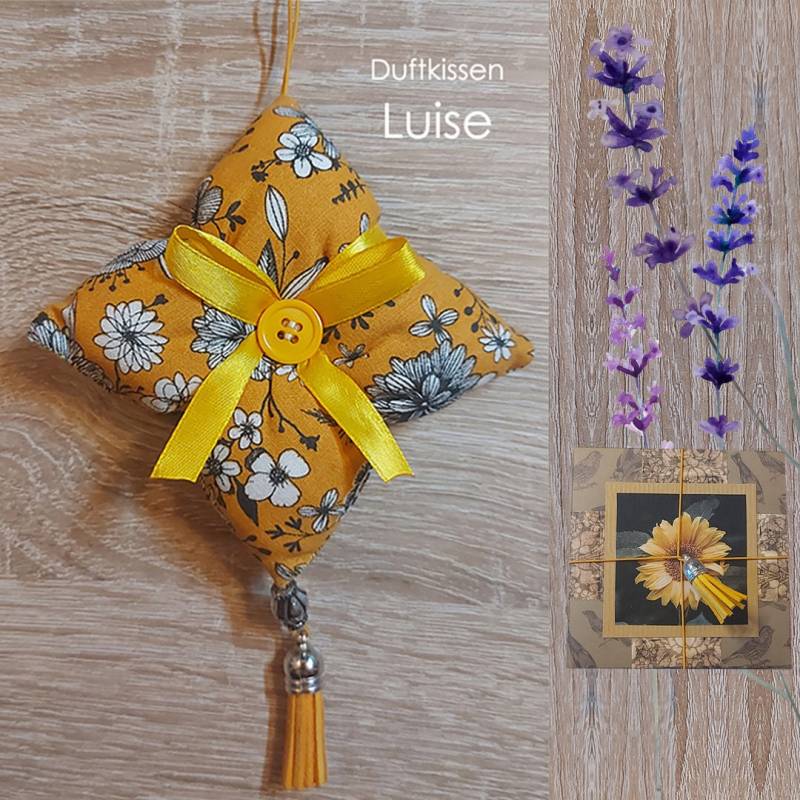 Lavendelkissen | Geschenkbox + Duftkissen Mit Lavendel - Luise Liebevoll Handgemachtes Aromakissen Kleines Geschenk von Etsy - KarlbergKreativ