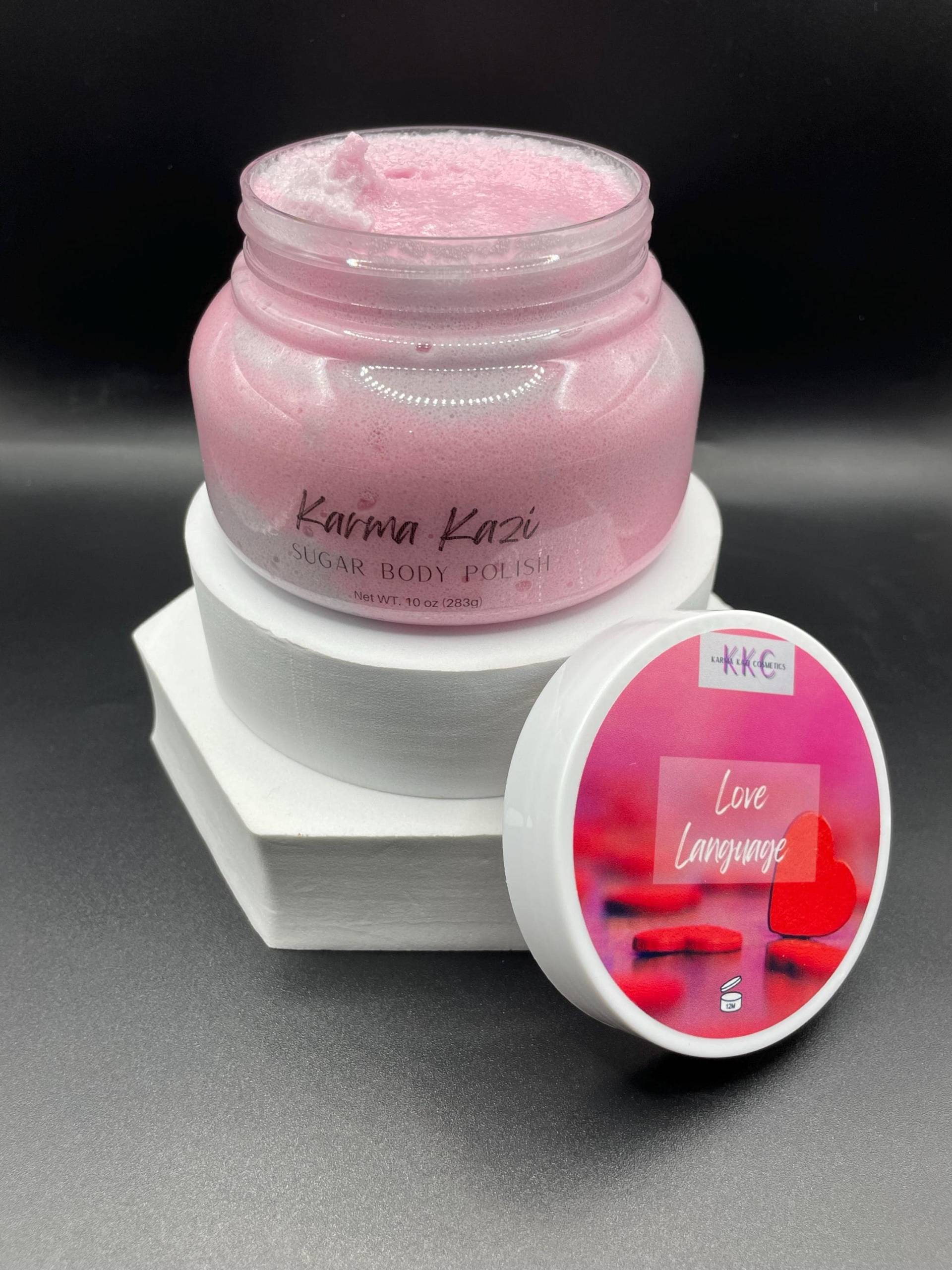 Love Sprache Zucker Körperpolitur Love Sprache Zucker Körperpolitur von Etsy - KarmaKaziCosmetics