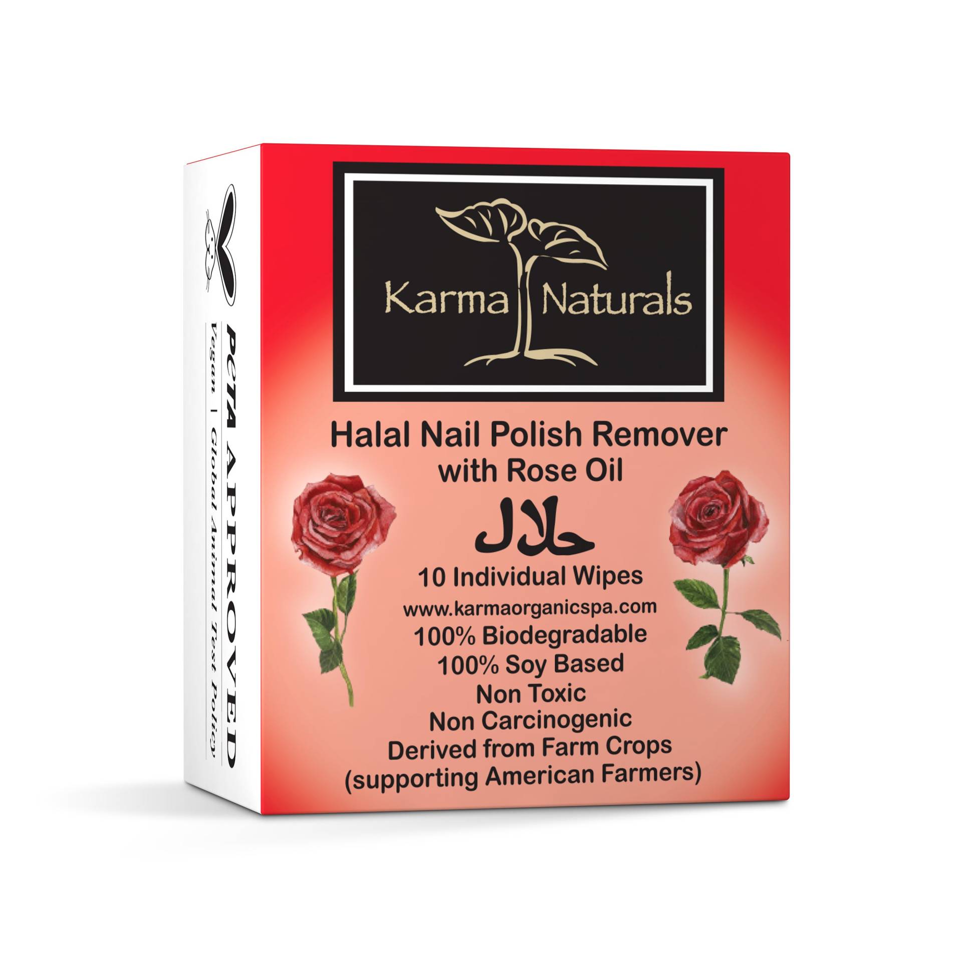 Karma Halal Nagellackentferner Tücher Mit Rosenöl; Ungiftig, Vegan, Grausamkeiten - 10Er Pack Karma Halal Nagellackentferner Tücher Mit Rosenöl; Ungiftig, Vegan, Grausamkeiten - 10Er Pack von Etsy - Karmaorganicspa1