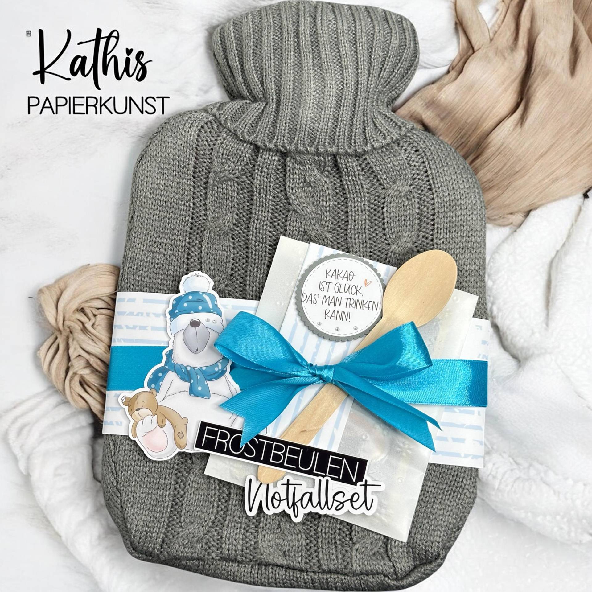 Frostbeulen- Notfallset - Wärmflasche- Winterset Geburtstagsgeschenk Gute Besserung Genesungsgeschenk Schokotrunk Kakao Frostbeulen- Notfallset - Wärmflasche- Winterset Geburtstagsgeschenk Gute Besserung Genesungsgeschenk Schokotrunk Kakao von Etsy - KathisPapierkunst