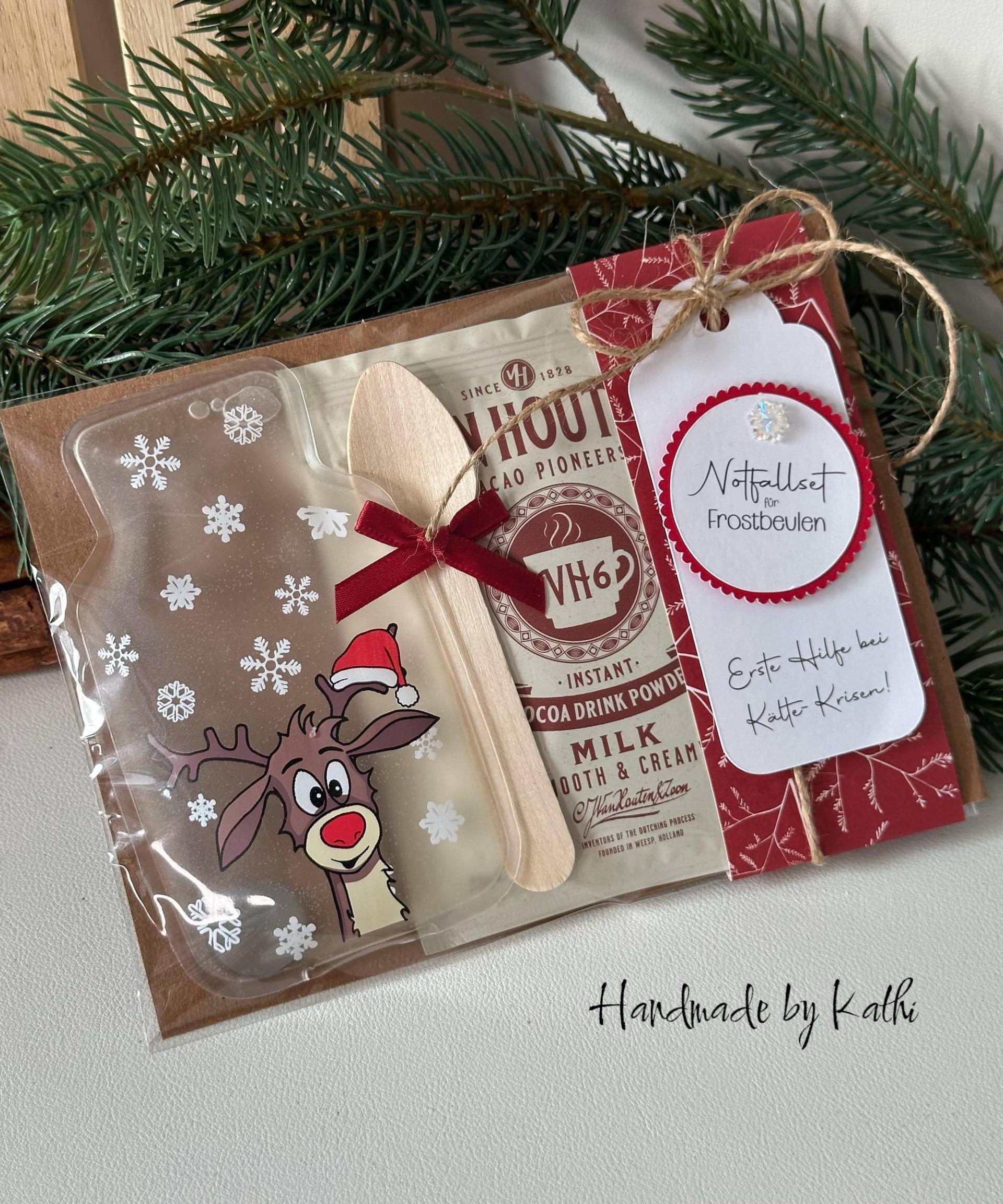 Notfallset Für Frostbeulen - Handgemachtes Geschenkset Mit Handwärmer, Kakao & Bambuslöffel Winter, Advent, Weihnachten Notfallset Für Frostbeulen - Handgemachtes Geschenkset Mit Handwärmer, Kakao & Bambuslöffel Winter, Advent, Weihnachten von Etsy - KathisPapierkunst