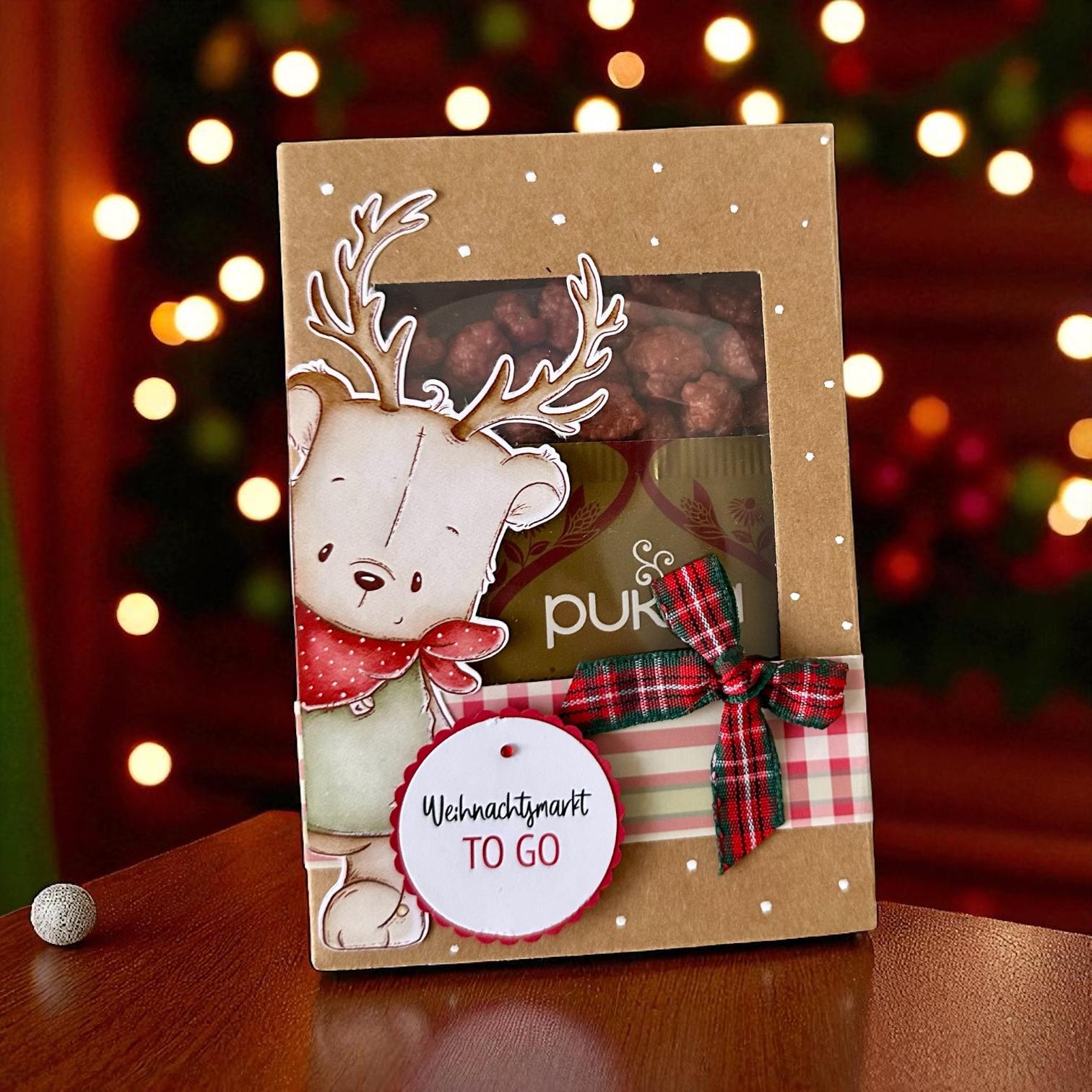 Weihnachtsmarkt To Go Geschenkset - Handgemachte Box Mit Tee, Zimtstern, Gebrannten Nüssen & Holzstern Festlich Verpackt Weihnachtsmarkt To Go Geschenkset - Handgemachte Box Mit Tee, Zimtstern, Gebrannten Nüssen & Holzstern Festlich Verpackt von Etsy - KathisPapierkunst