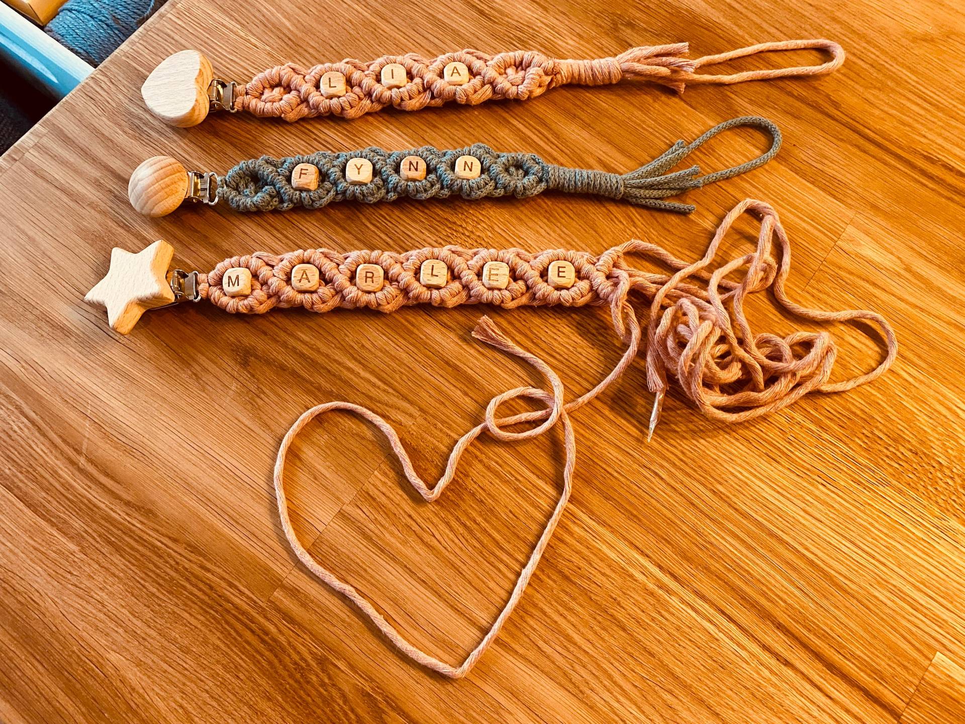 Schnullerkette Makramee Schnullerkette Makramee von Etsy - KathrinKochhandmade