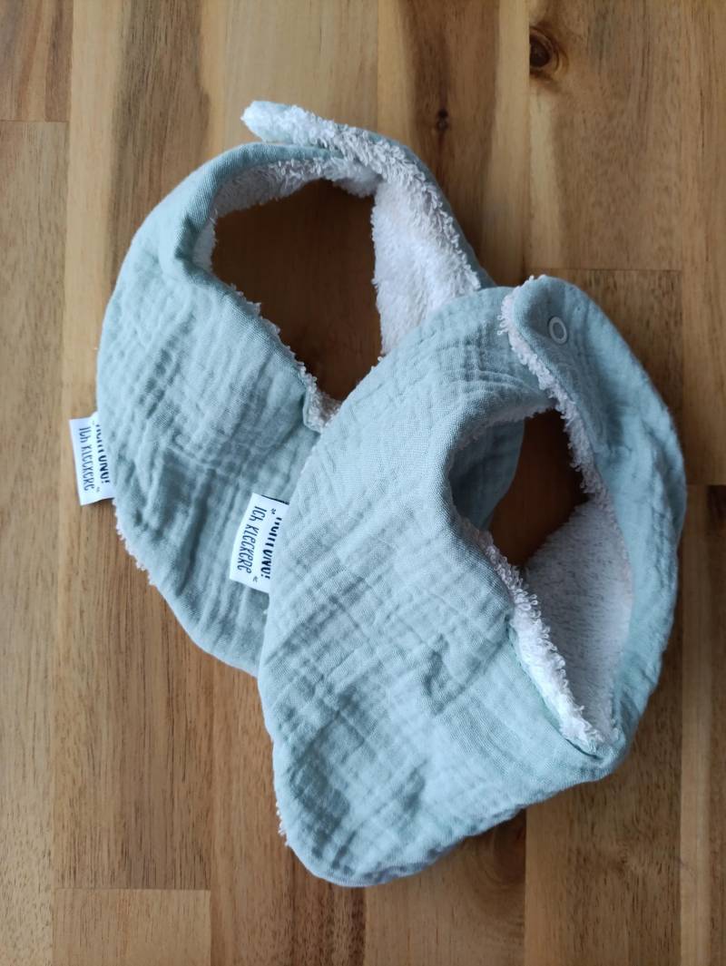 Lätzchen Aus Musselin Und Frottee von Etsy - KatjasSewingCorner