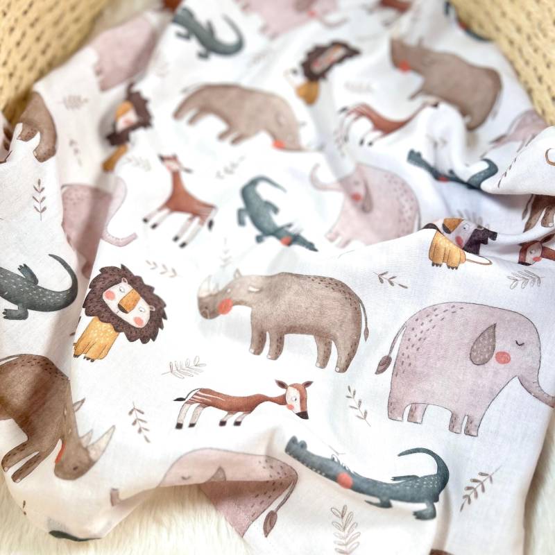 Musselintuch Baby Personalisiert Mit Safari-Motiv - Spucktuch, Mulltuch, Stilltuch, Sommerdecke Geschenk Zur Geburt & Babyparty von Etsy - Kejki