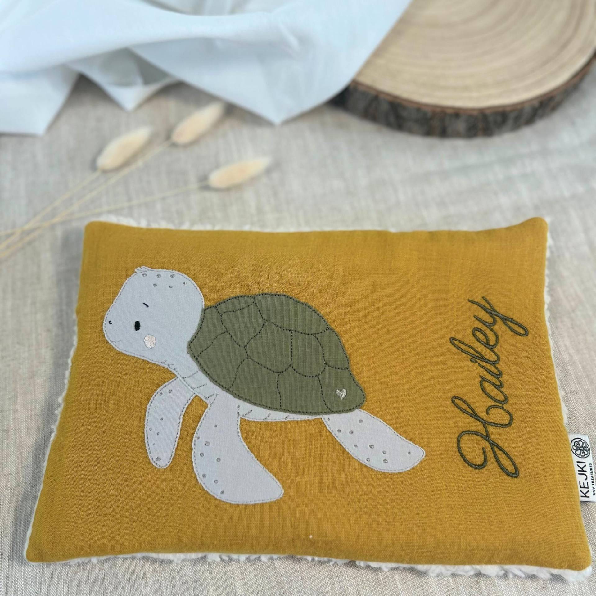Personalisiertes Wärmekissen Schildkröte - Musselin Körnerkissen Baby & Kinder, Geschenk Geburt, Taufe, Babyparty, Unterwasserwelt Personalisiertes Wärmekissen Schildkröte - Musselin Körnerkissen Baby & Kinder, Geschenk Geburt, Taufe, Babyparty, Unterwasserwelt von Etsy - Kejki