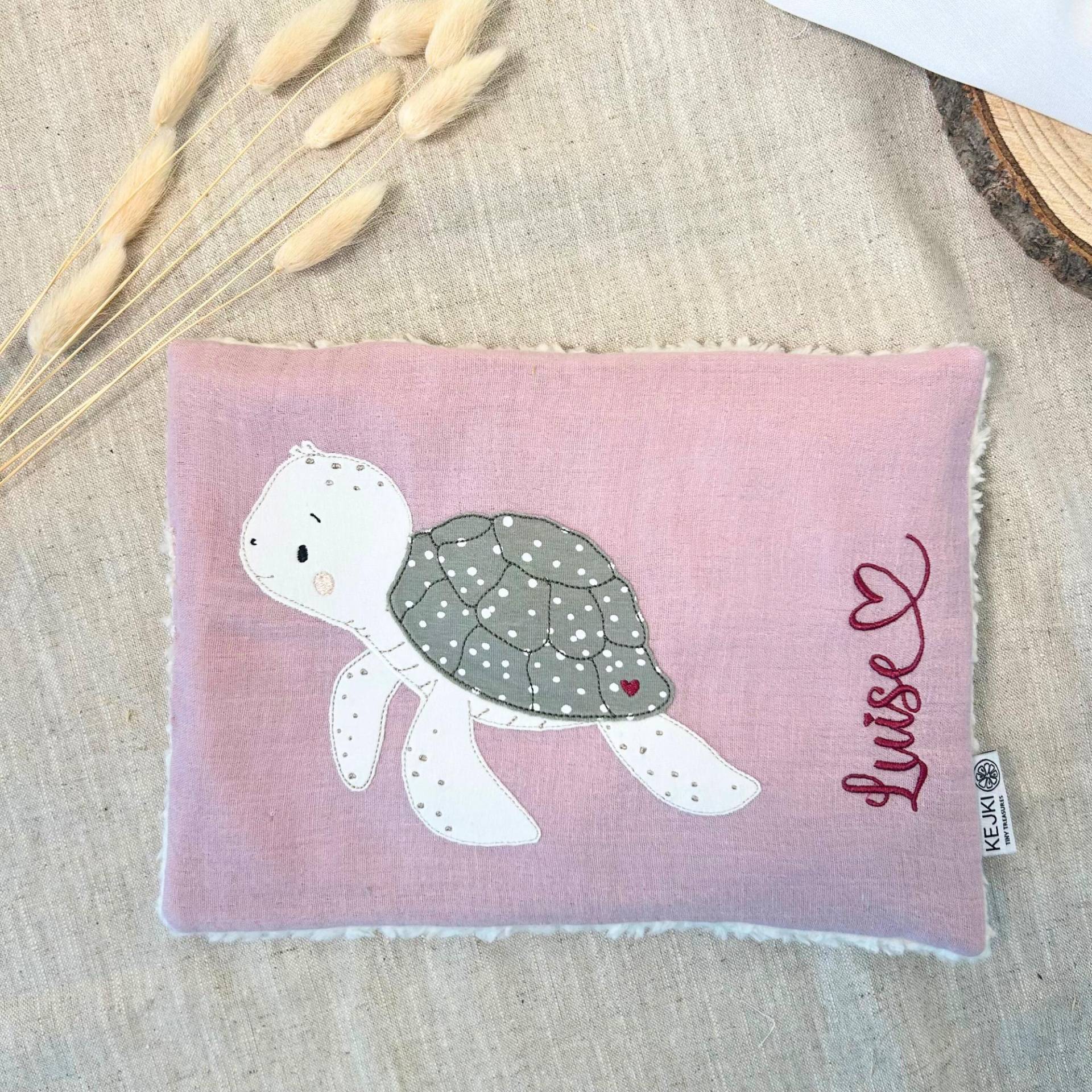 Personalisiertes Wärmekissen Schildkröte - Musselin Körnerkissen Baby & Kinder, Geschenk Geburt, Taufe, Babyparty, Unterwasserwelt von Etsy - Kejki