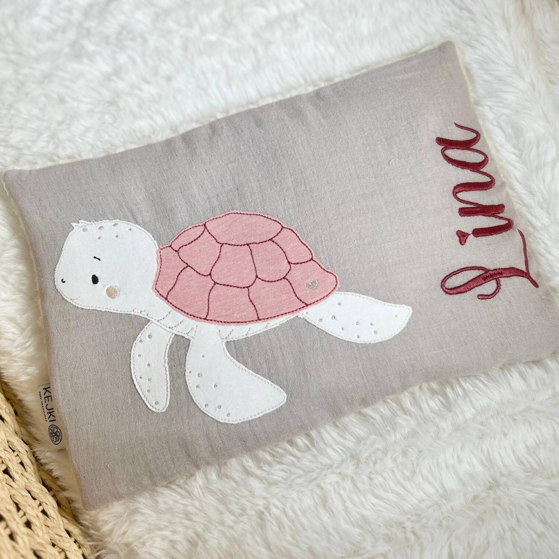 Wärmekissen Baby Personalisiert - Musselin Körnerkissen Mit Schildkröte & Name Geschenk Zur Taufe Oder Geburt Wärmekissen Baby Personalisiert - Musselin Körnerkissen Mit Schildkröte & Name Geschenk Zur Taufe Oder Geburt von Etsy - Kejki