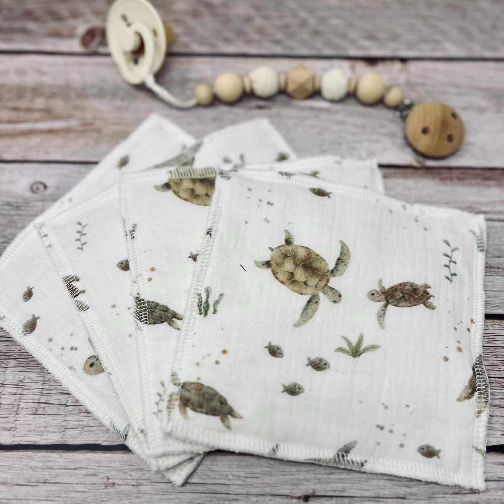 Waschlappen Set - Feuchttücher Musselin Frottee Baby Geschenk Zur Geburt Babyparty- Schildkröte Meerestiere Unterwasserwelt Waschlappen Set - Feuchttücher Musselin Frottee Baby Geschenk Zur Geburt Babyparty- Schildkröte Meerestiere Unterwasserwelt von Etsy - Kejki