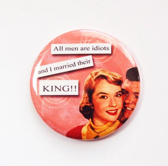 Lustiger Taschenspiegel, Spiegel, Humor, Lustiger Spruch, Freche Frauen, Geschenk Für Freundin, Männer Sind Idioten | 3635 von Etsy - KellysMagnets