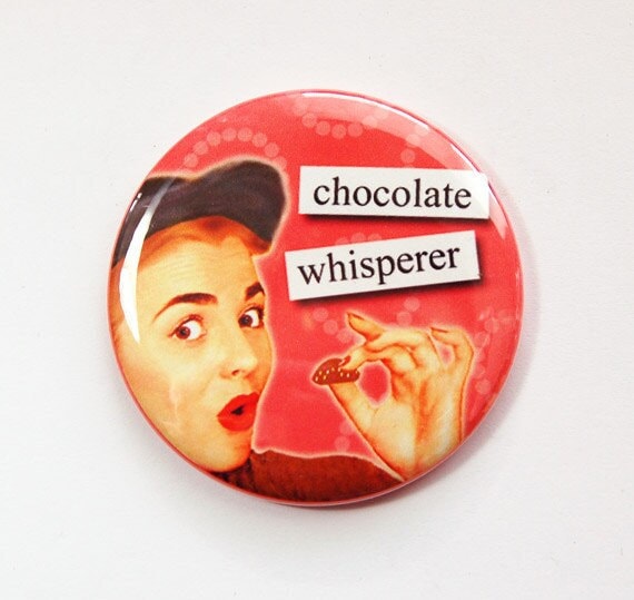 Taschenspiegel, Lustiger Spiegel, Handtaschenspiegel, Schokoladenliebhaber, Glasspiegel, Schokoladenflüsterer, Liebt Schokolade | 3595 von Etsy - KellysMagnets