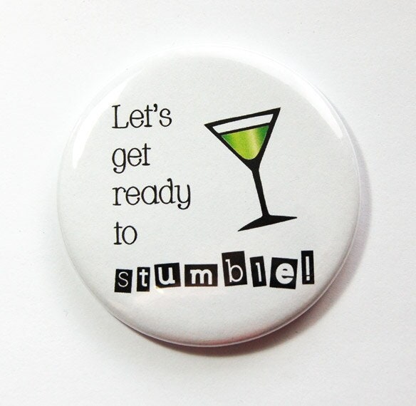 Taschenspiegel, Spiegel, Lustiger Spruch, Hen Night, Junggesellinnenabschied, Martini, Kellys Magnet | 3745 von Etsy - KellysMagnets