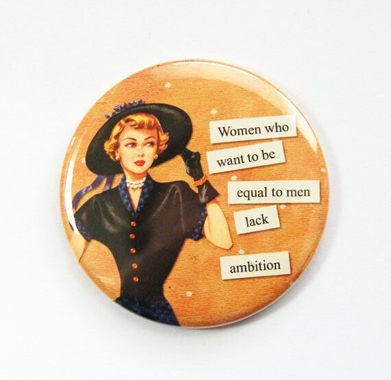 Taschenspiegel, Witziger Spiegel, Ambition, Geschenk Für Sie, Glasspiegel, Humorvoller Spiegel | 3543 von Etsy - KellysMagnets