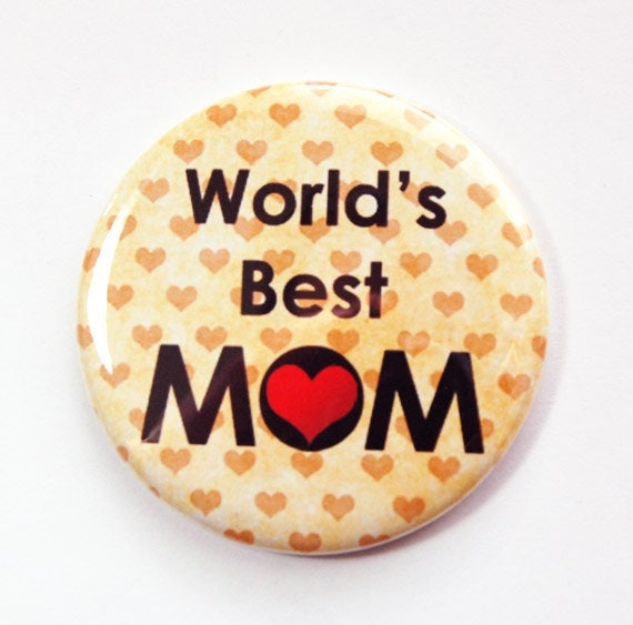 Taschenspiegel, Worlds Best Mom, Muttertag, Geschenk Für Mama, Herz, Taschenspiegel Mama | 3640 von Etsy - KellysMagnets