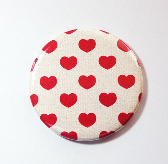 Valentine Taschenspiegel, Herzchen, Spiegel, Herzspiegel, Valentinstag, My Valentine, Geschenk Für Sie, Rot | 3606 Valentine Taschenspiegel, Herzchen, Spiegel, Herzspiegel, Valentinstag, My Valentine, Geschenk Für Sie, Rot | 3606 von Etsy - KellysMagnets