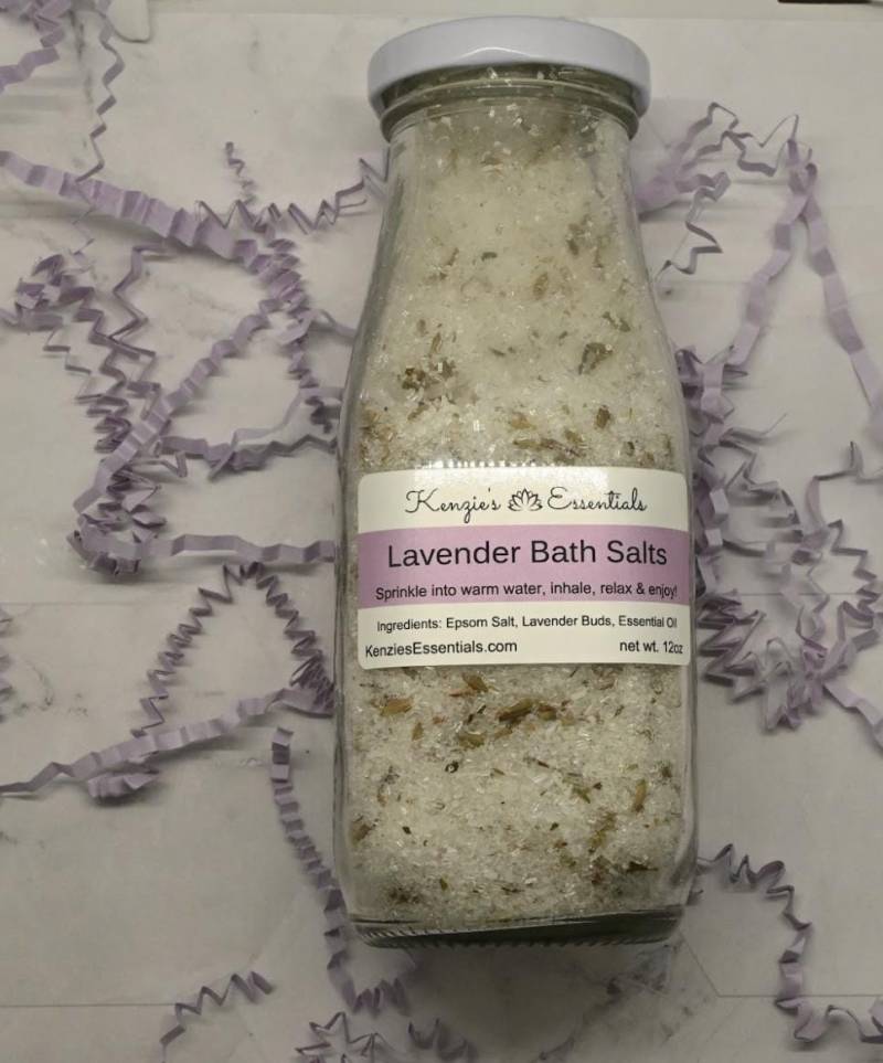 Lavendel Badesalz von Etsy - KenziesEssentialsCo