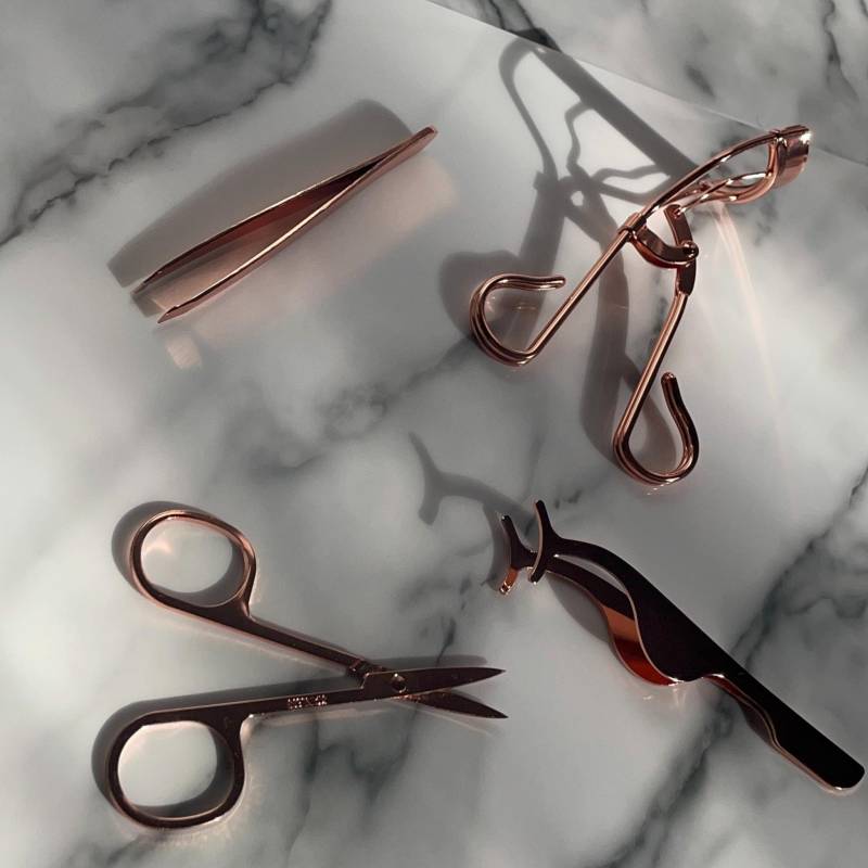 Wimpern Und Brauen Set - Make-Up Stift, Rasiermesser, Pinzette, Wimpernzange, Schere von Etsy - KerlBeauty
