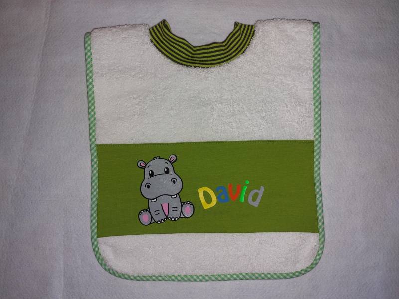 Handtuch Lätzchen Mit Aufgedrucktem Namen Und Bild Sabberlatz Handtuchlätzchen von Etsy - KerstinsStickdateien