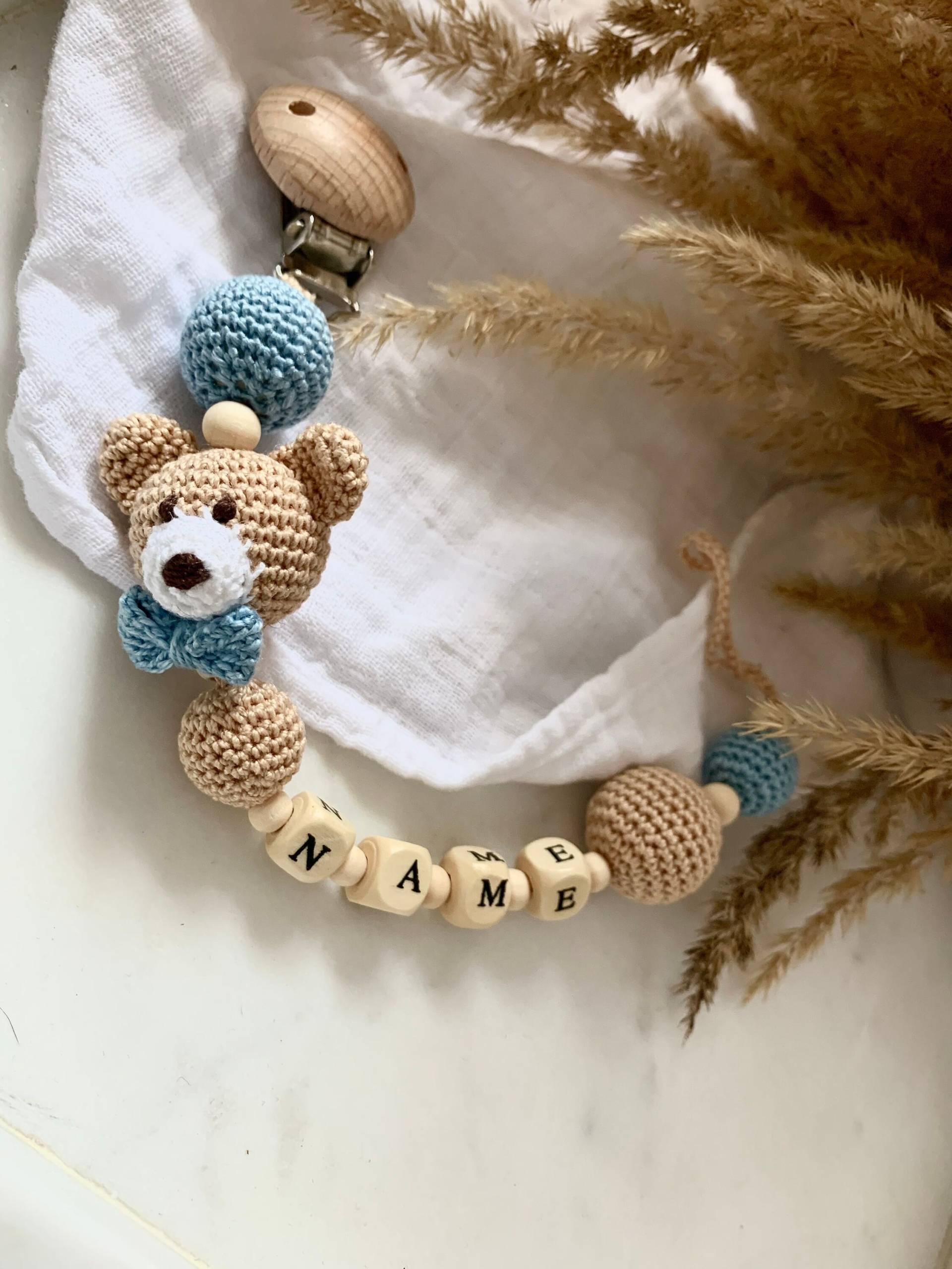 Schnullerkette Mit Namen, Personalisiert Schnullerkette Mit Namen, Personalisiert von Etsy - KiLiLuNi