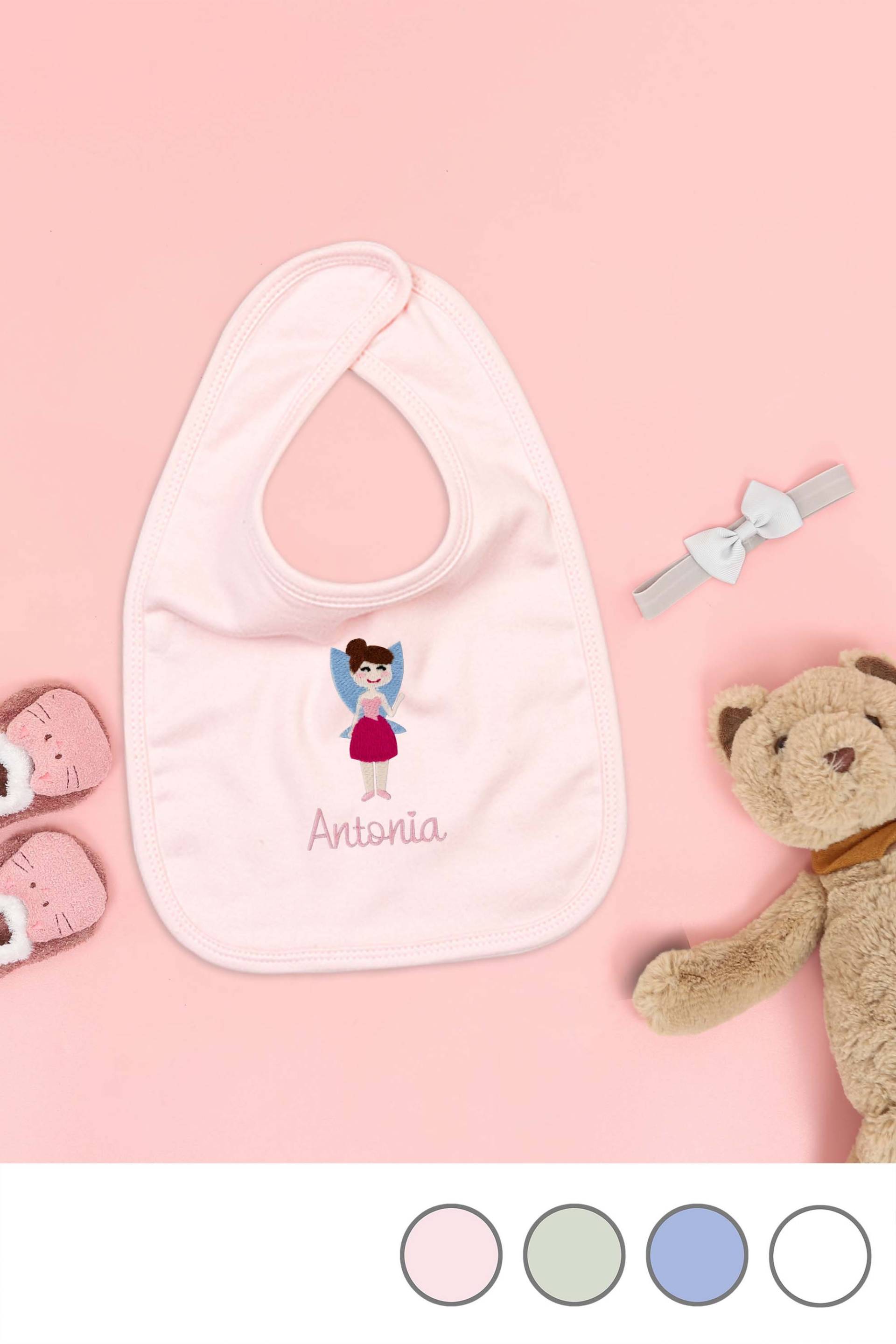 Lätzchen Für Babys Aus Bio-Baumwolle Bestickt Mit Fee Und Wunschtext Lätzchen Für Babys Aus Bio-Baumwolle Bestickt Mit Fee Und Wunschtext von Etsy - KiddiezDE