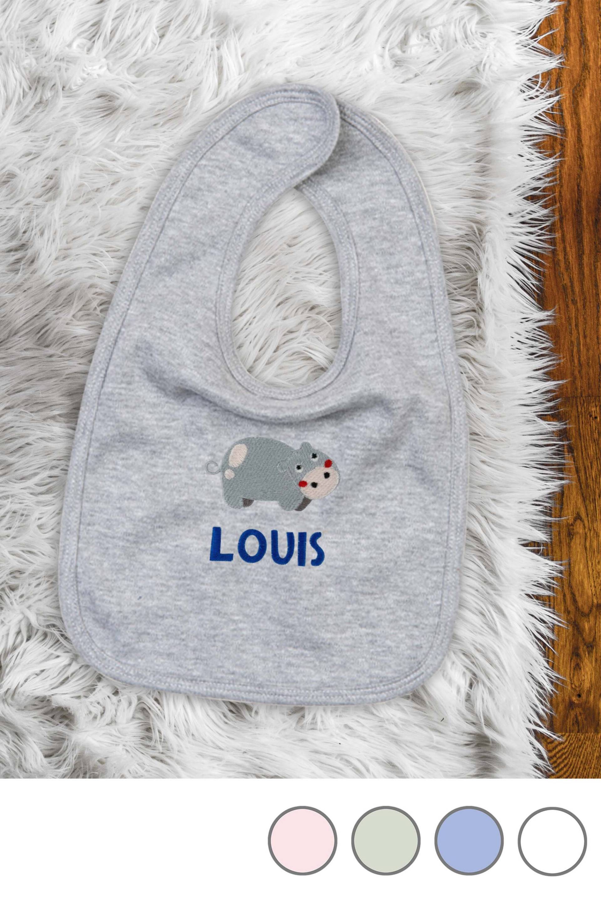 Lätzchen Für Babys Aus Bio-Baumwolle Bestickt Mit Nilpferd Und Wunschtext Lätzchen Für Babys Aus Bio-Baumwolle Bestickt Mit Nilpferd Und Wunschtext von Etsy - KiddiezDE
