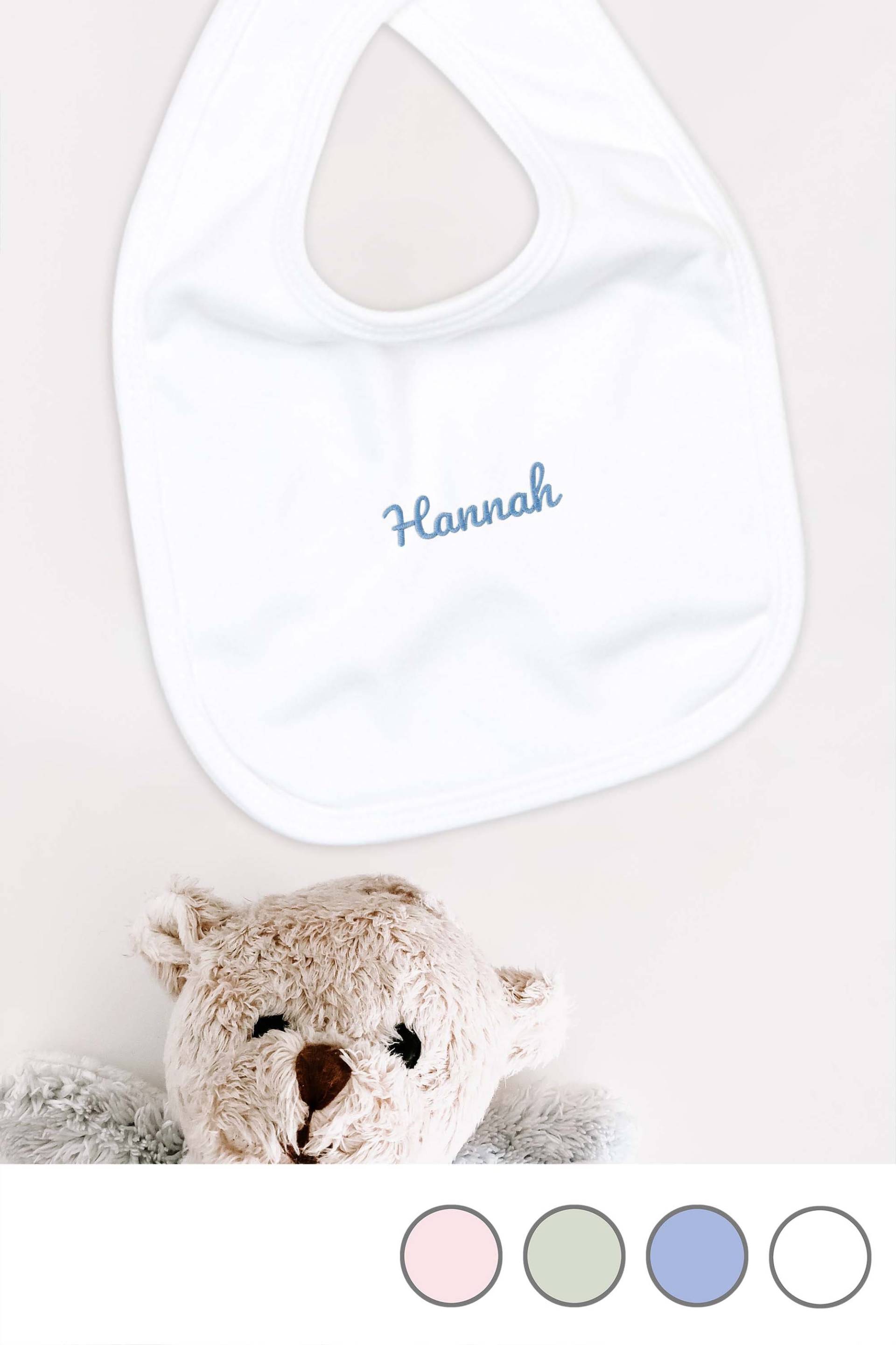 Lätzchen Für Babys Aus Bio-Baumwolle Bestickt Mit Wunschtext Lätzchen Für Babys Aus Bio-Baumwolle Bestickt Mit Wunschtext von Etsy - KiddiezDE