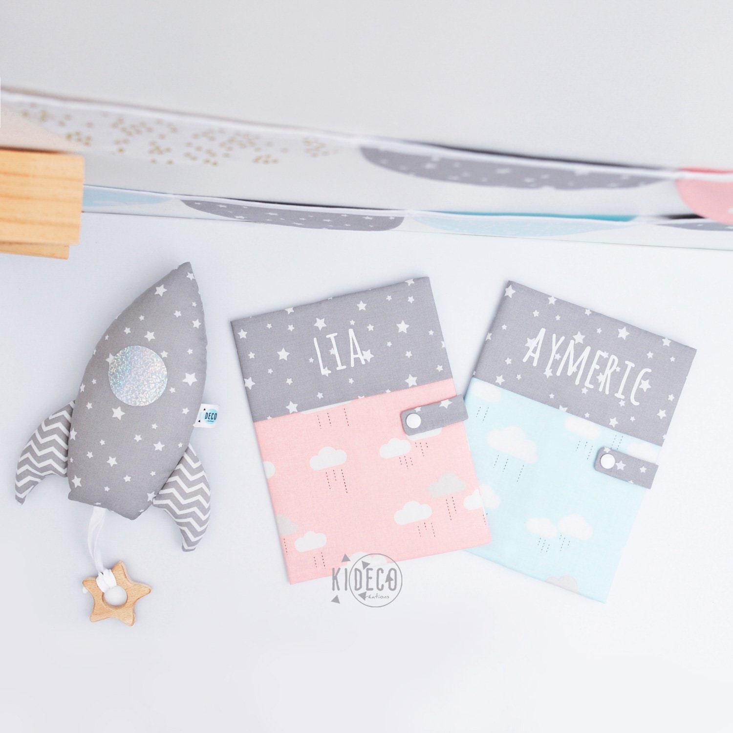 "Happy Cloud" -Gesundheitstagebuch Schützen Anpassbar von Etsy - KidecoCreations