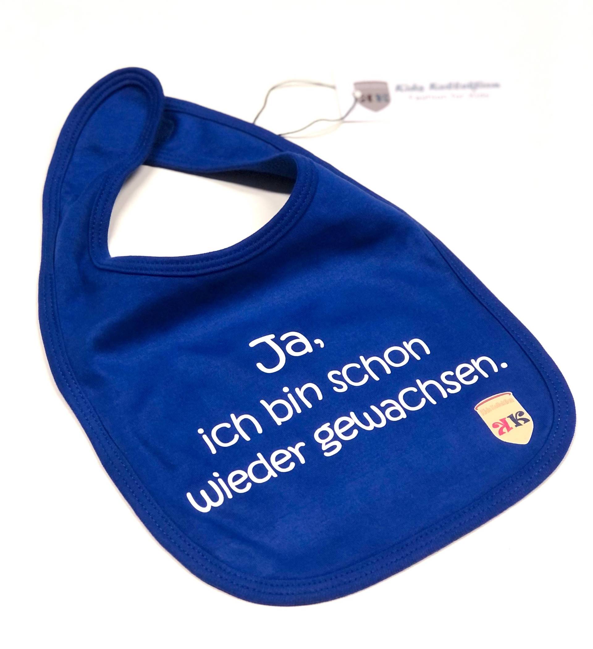 Süßes Baby Lätzchen in Blau Mit Lustigem Spruch Süßes Baby Lätzchen in Blau Mit Lustigem Spruch von Etsy - KidsKollektion