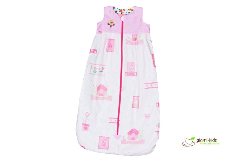 Bestickter Baby-Schlafsack "Rosa-Träume" Bestickter Baby-Schlafsack "Rosa-Träume" von Etsy - KidsSchatze