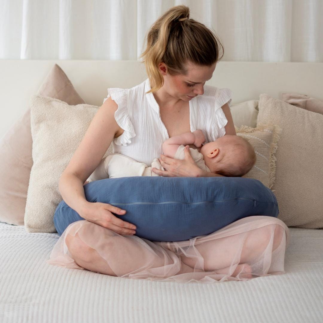 Stillkissen Aus Musselin - Ergonomisch & Flüsterleise | Stillhilfe Und Schwangerschaftskissen Waschbar Handgefertigt Stillkissen Aus Musselin - Ergonomisch & Flüsterleise | Stillhilfe Und Schwangerschaftskissen Waschbar Handgefertigt von Etsy - KikkifaxShop