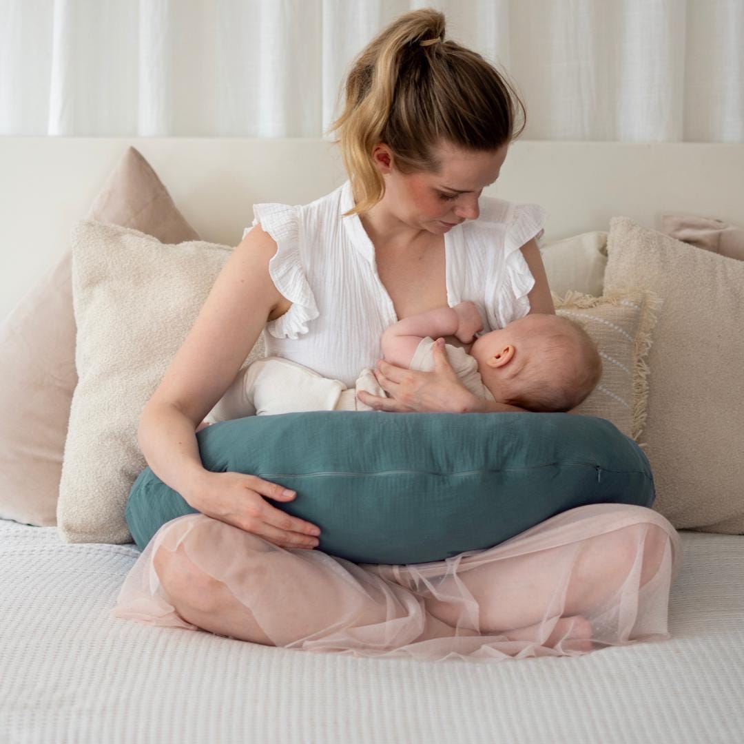 Stillkissen Aus Musselin - Ergonomisch & Flüsterleise | Stillhilfe Und Schwangerschaftskissen Waschbar Handgefertigt Stillkissen Aus Musselin - Ergonomisch & Flüsterleise | Stillhilfe Und Schwangerschaftskissen Waschbar Handgefertigt von Etsy - KikkifaxShop
