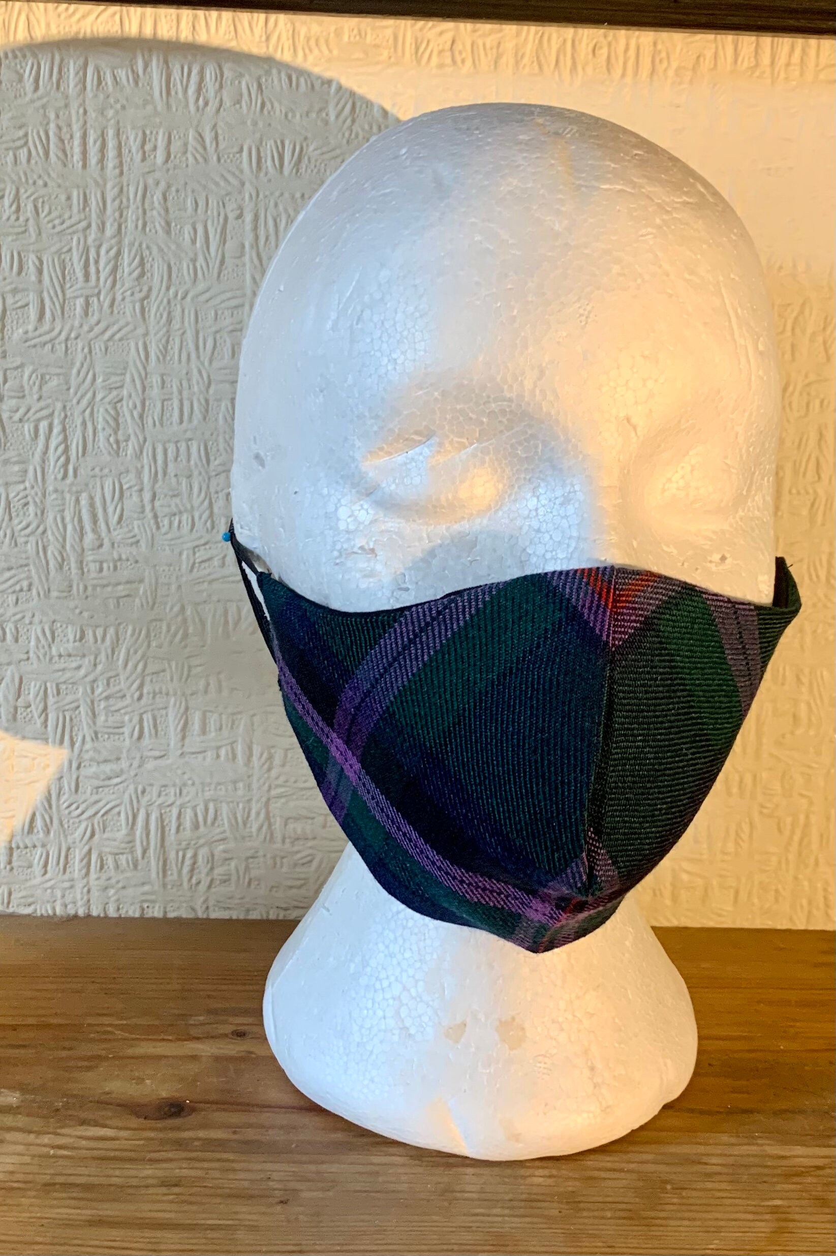 Cooper Tartan Maske Cooper Tartan Maske von Etsy - Kiltqueenstudio