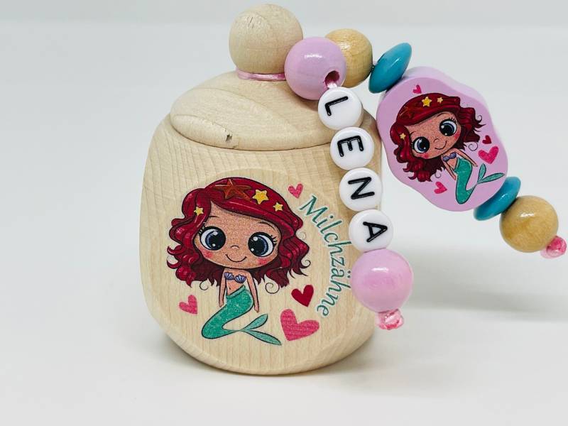 Milchzahndose Mit Namen Meerjungfrau von Etsy - KimberlyBabyShop