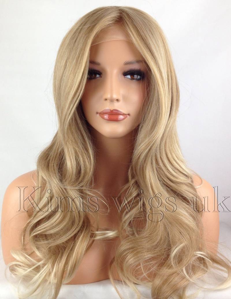 Blonde Gespitzte Damen Frauen Lange Spitzefront Perücke Kw34 von Etsy - KimsWigs