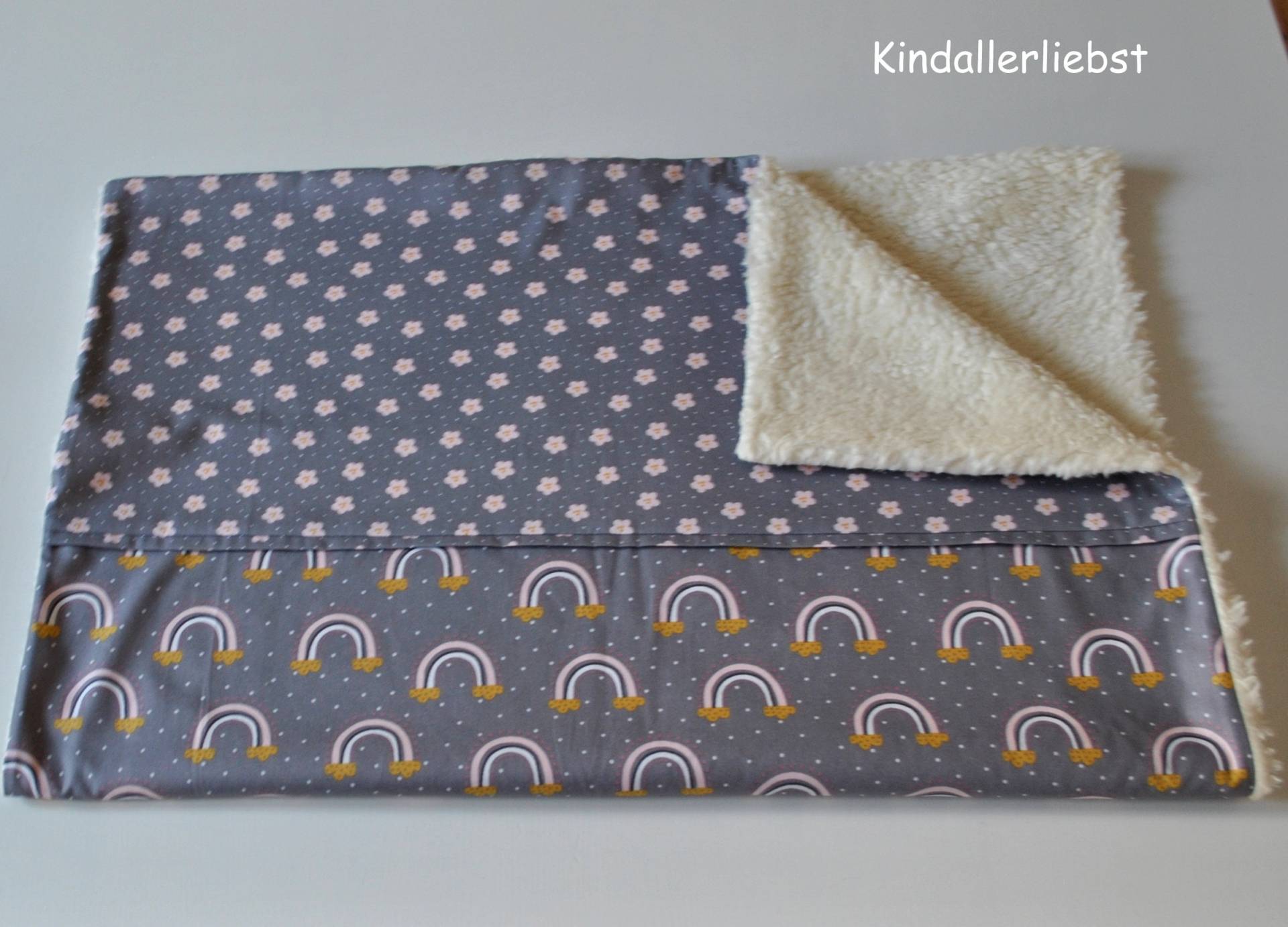 Babydecke Kuscheldecke Swaddle Waffelpique/Teddy Babydecke Kuscheldecke Swaddle Waffelpique/Teddy von Etsy - Kindallerliebst