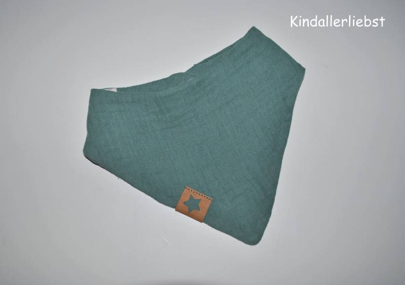 Musselin Baby Halstuch, Grün von Etsy - Kindallerliebst