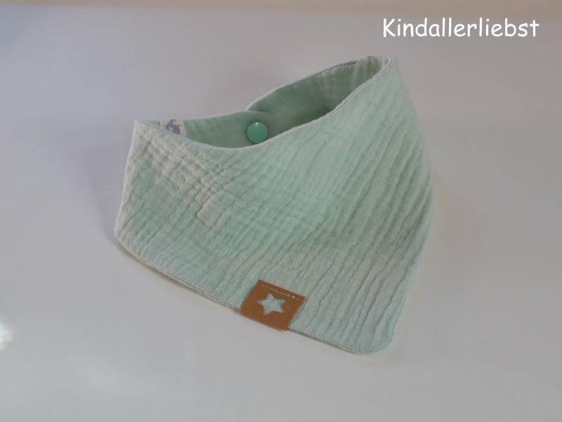 Musselin Baby Halstuch, Mint von Etsy - Kindallerliebst