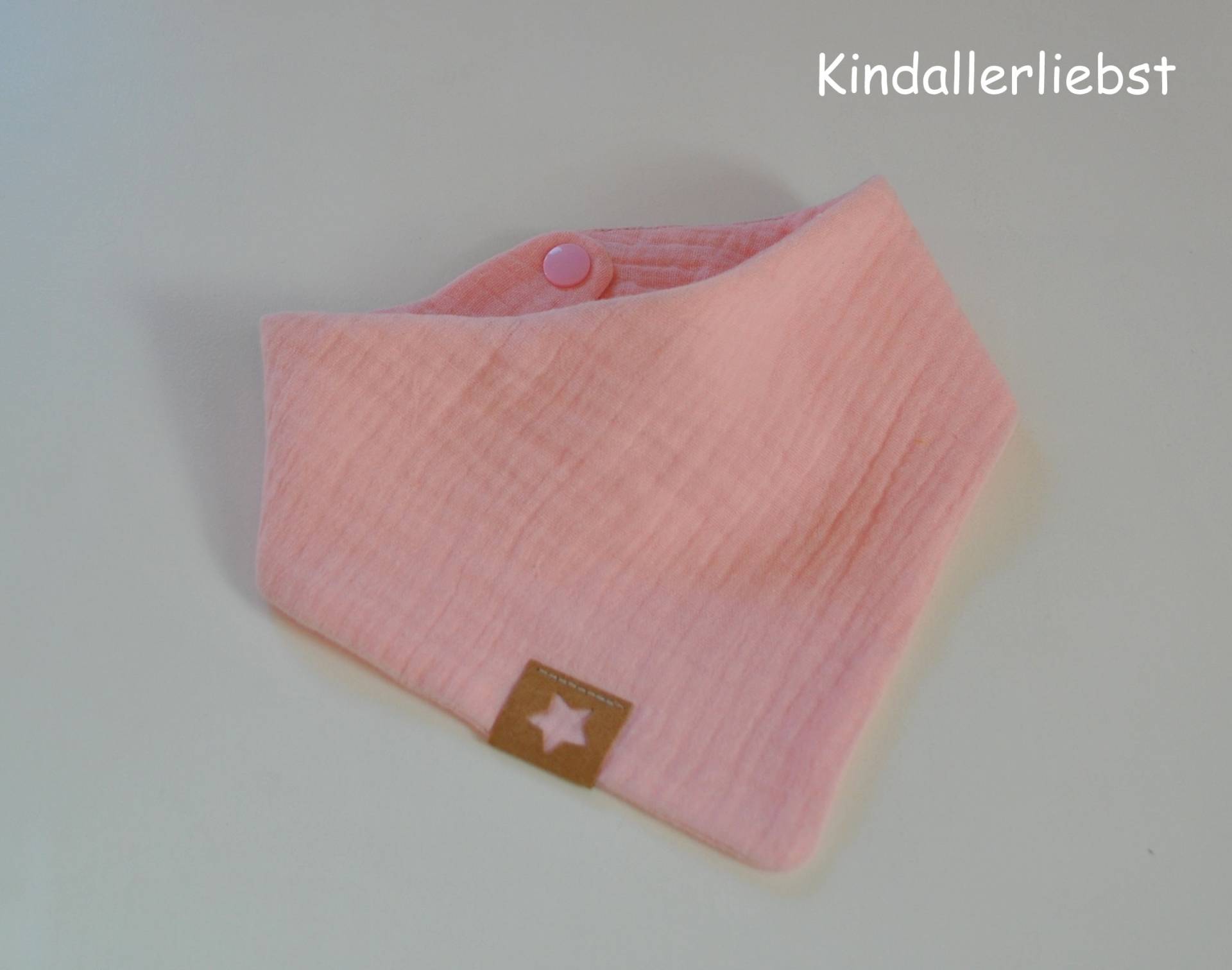 Musselin Baby Halstuch, Rosa von Etsy - Kindallerliebst