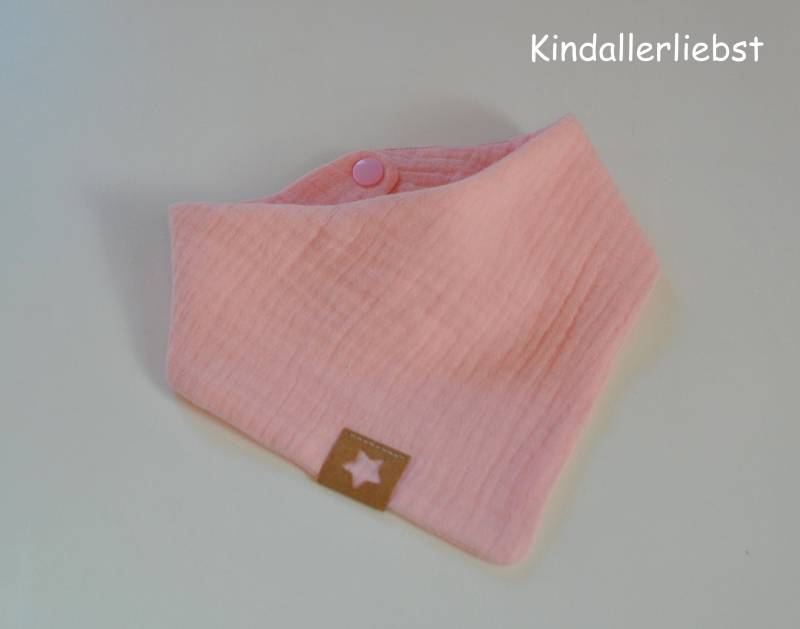Musselin Baby Halstuch, Rosa Musselin Baby Halstuch, Rosa von Etsy - Kindallerliebst