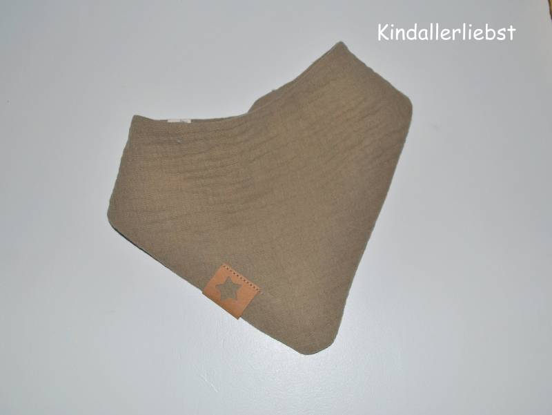 Musselin Baby Halstuch, Sand von Etsy - Kindallerliebst