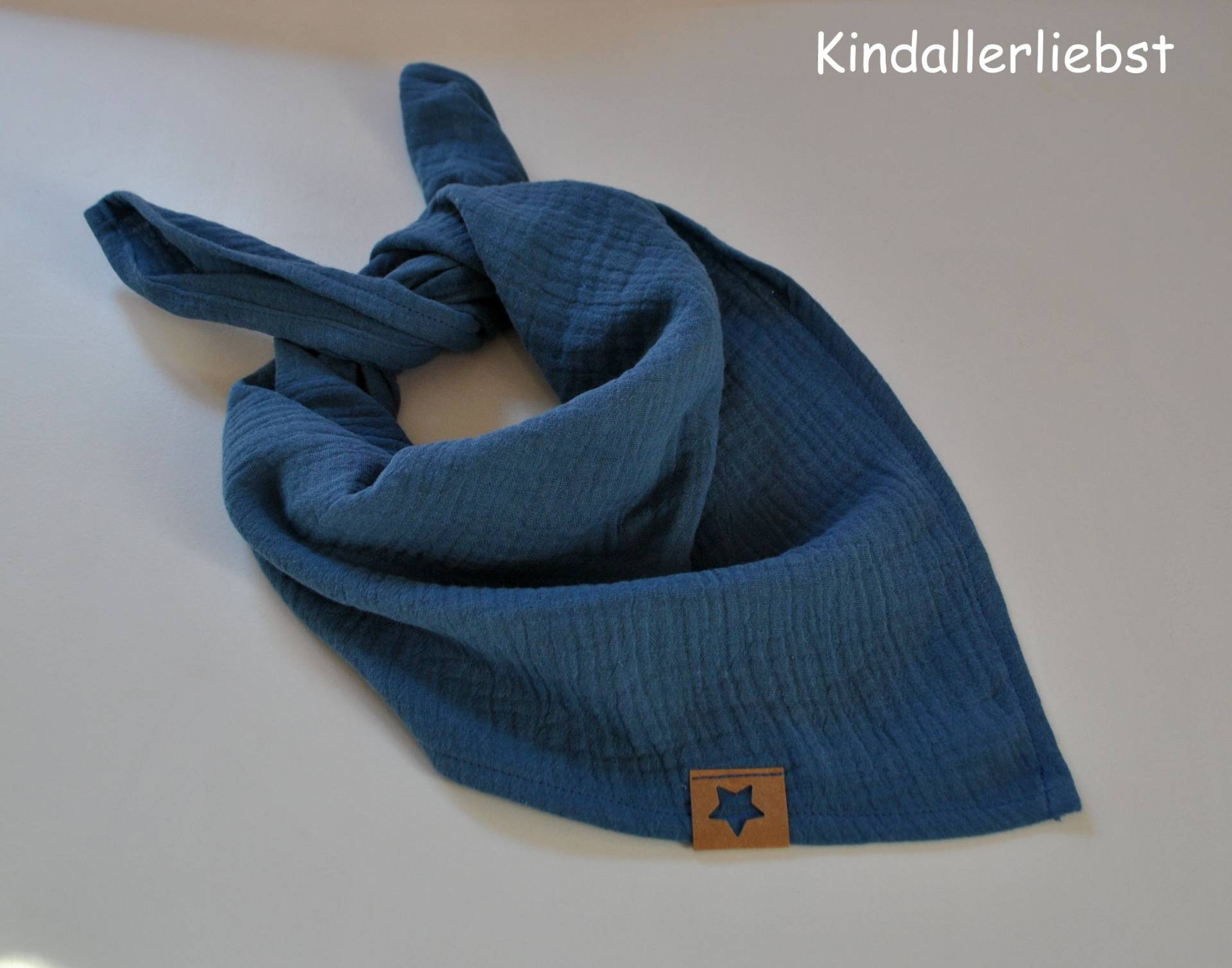 Musselin Halstuch Für Babys & Kleinkinder Kopftuch Kuscheltuch Blau von Etsy - Kindallerliebst