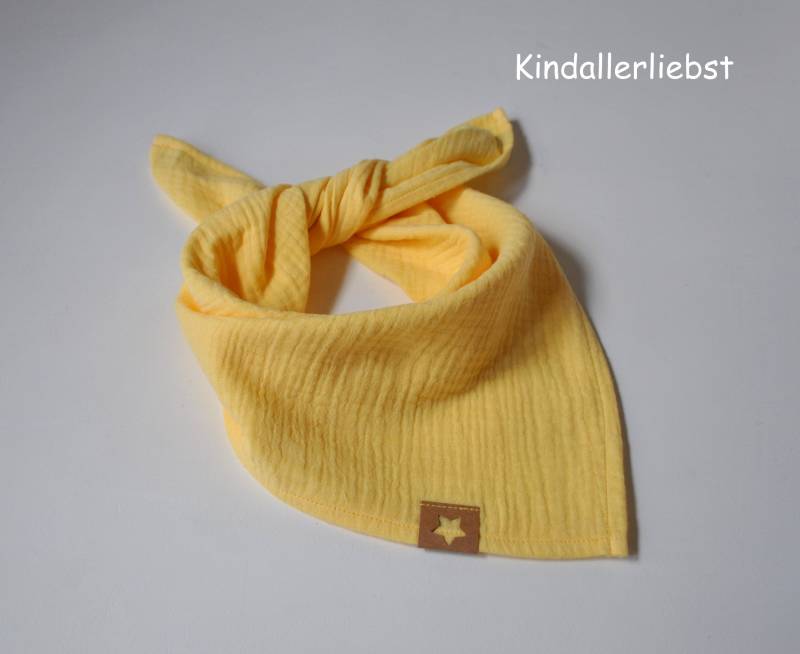 Musselin Halstuch Für Babys & Kleinkinder Kopftuch Kuscheltuch Softgelb von Etsy - Kindallerliebst