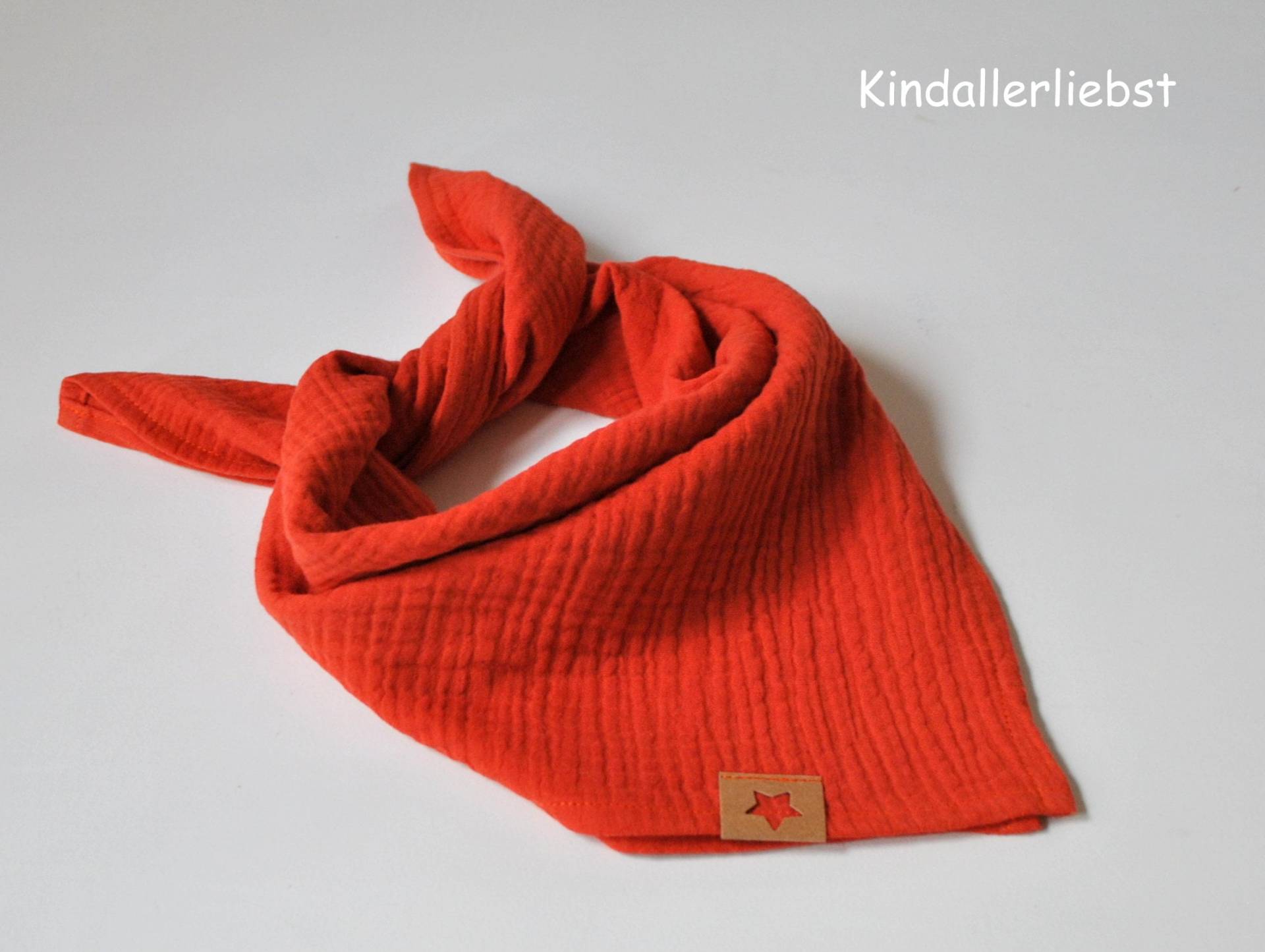 Musselin Halstuch Für Babys & Kleinkinder Schmusetuch Kopftuch Gebrannte Orange von Etsy - Kindallerliebst