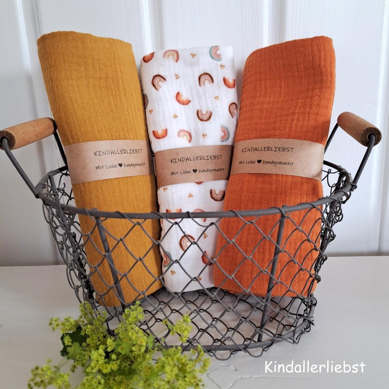 Spucktuch, Pucktuch, Musselintuch, Babydecke, Mulltuch, Halstuch von Etsy - Kindallerliebst