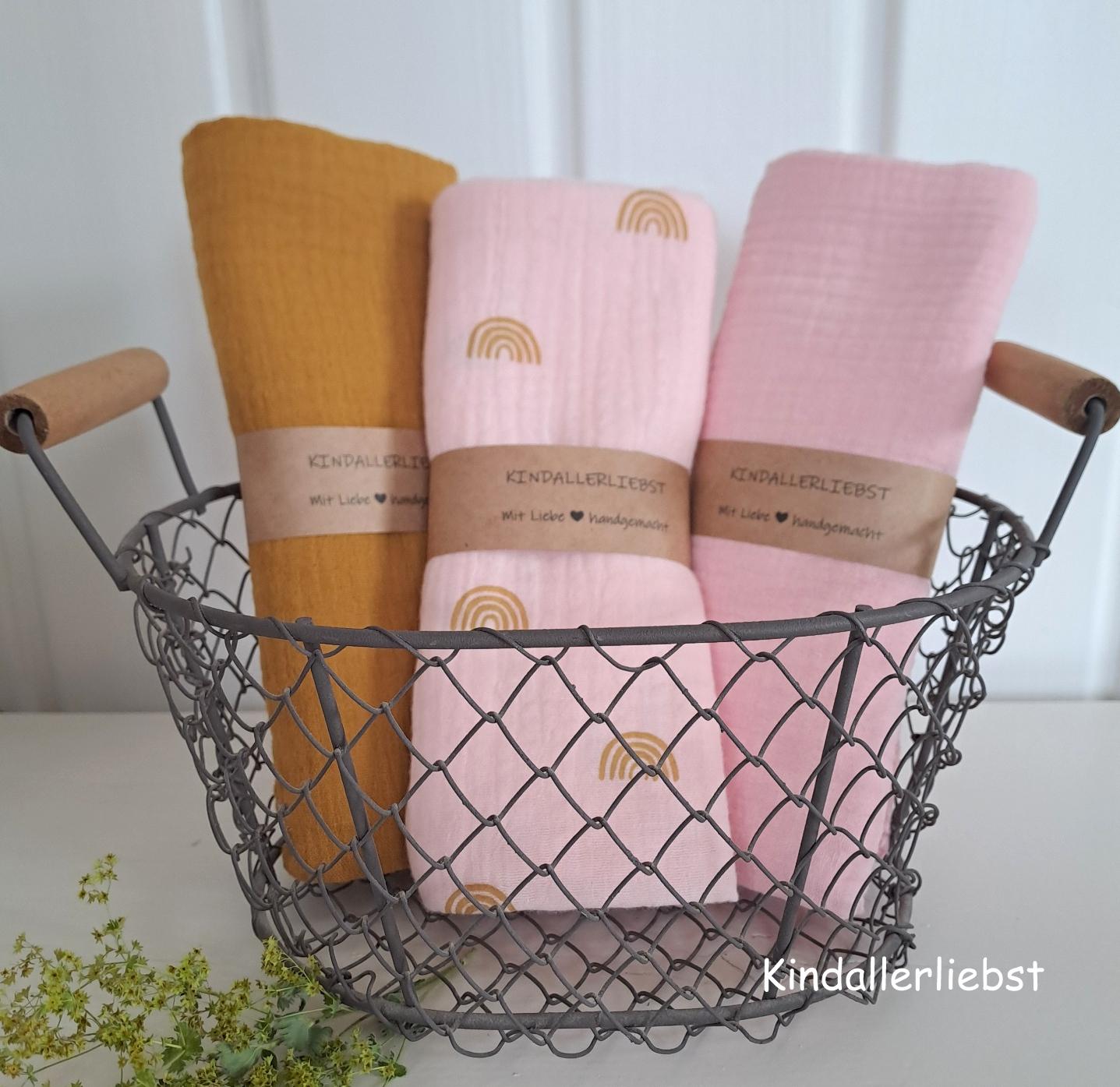 Spucktuch, Pucktuch, Musselintuch, Babydecke, Mulltuch, Halstuch von Etsy - Kindallerliebst