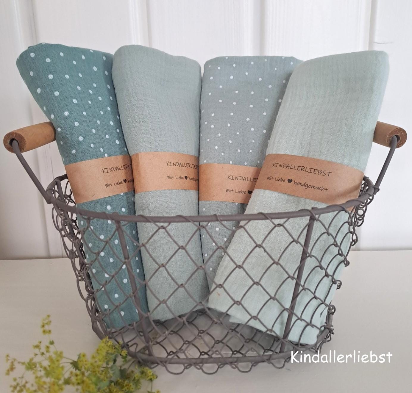 Spucktuch, Pucktuch, Musselintuch, Babydecke, Mulltuch, Halstuch von Etsy - Kindallerliebst