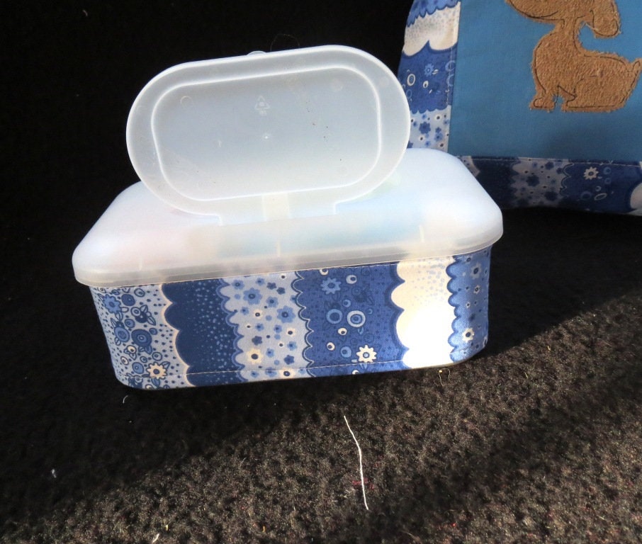 Feuchttücherbox -Blaue Wellen Feuchttücherbox -Blaue Wellen von Etsy - KinderkramDE