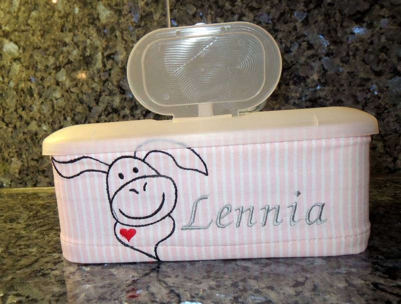 Feuchttücherbox -Eselchen Mit Namen Feuchttücherbox -Eselchen Mit Namen von Etsy - KinderkramDE