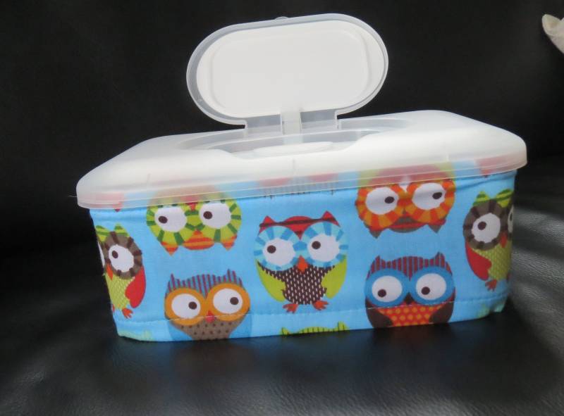 Feuchttücherbox - Eulen | Türkis Feuchttücherbox - Eulen | Türkis von Etsy - KinderkramDE